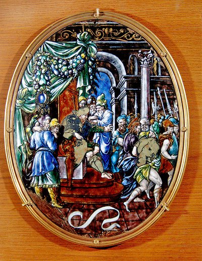 Cristo ante Herodes, 1557 de Leonard Limosin